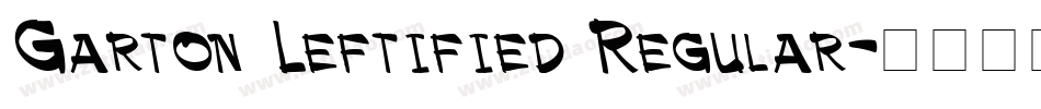Garton Leftified Regular字体转换